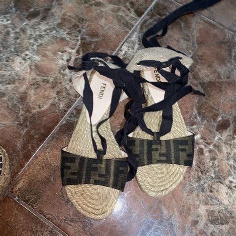 used fendi sandals